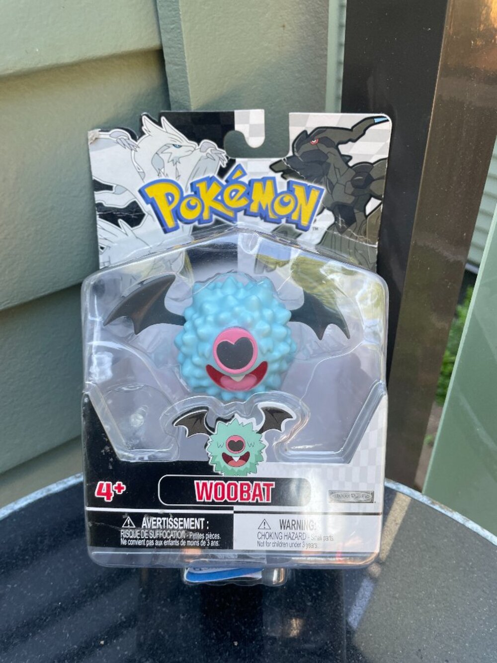 Vtg Pokémon Woobat Figure Factory Sealed Jakks Pacific Black & White 2011